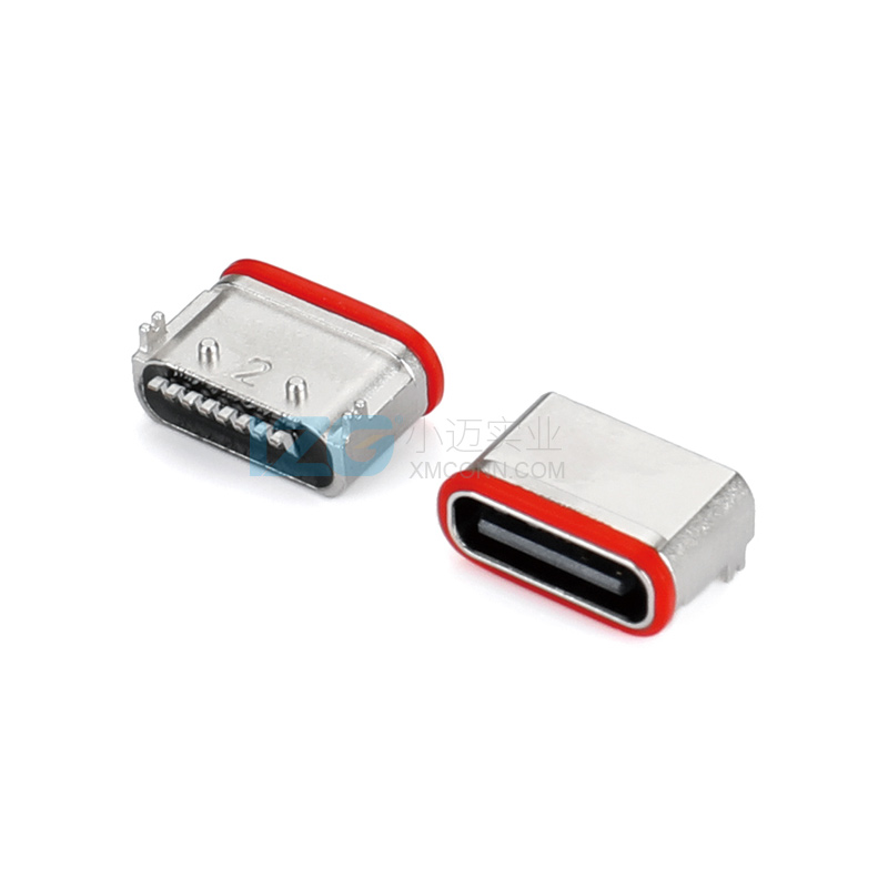 防水Type-C連接器8PIN SMT 板上型