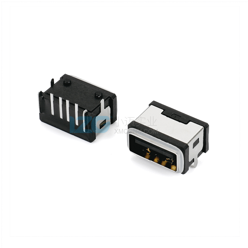 防水USB A母 4PIN 板上型 帶外殼 內(nèi)殼2腳插