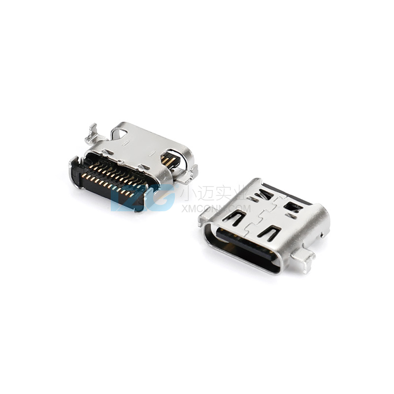 沉板帶彈USB4.0 Type-C母座雙排24Pin支持高速傳輸40Gbp/s