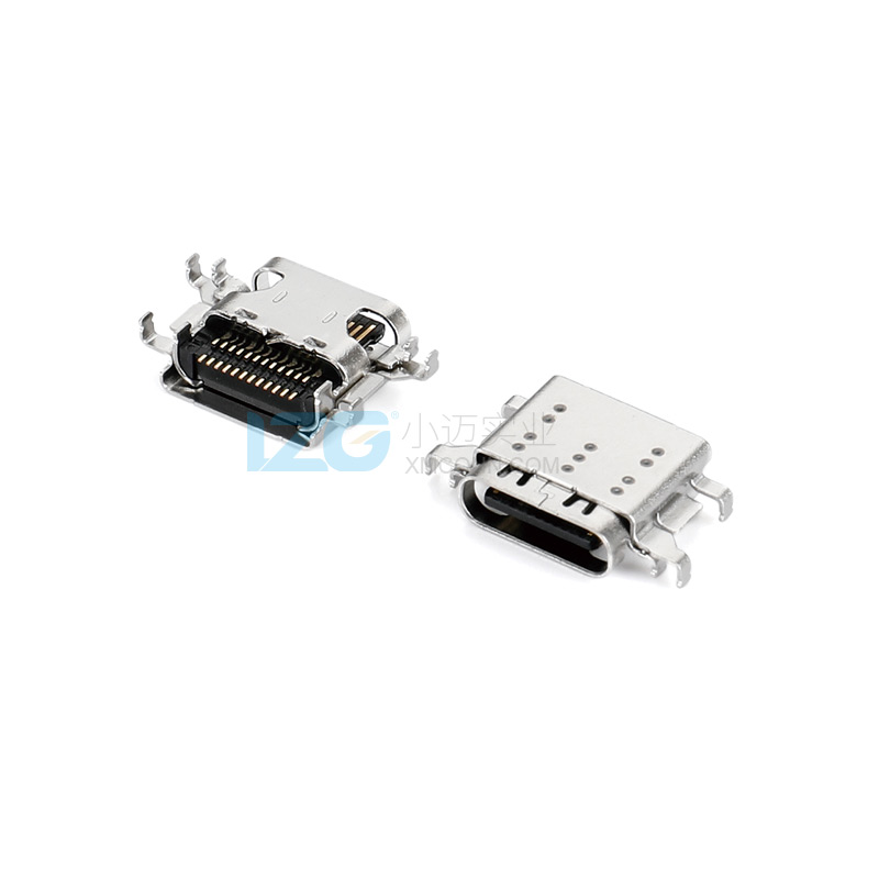 USB4.0 Type-C母座雙殼雙排24Pin沉板支持高速傳輸40Gbp/s