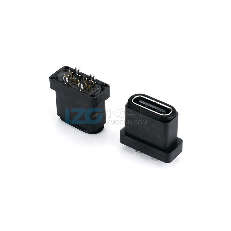 防水Type-C母座3A連接器廠家接插件USB數(shù)碼相機(jī)充電接口