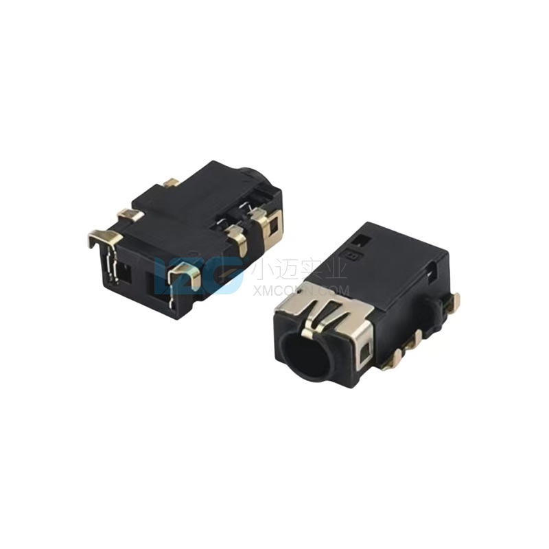 六腳彎腳貼片3.5mm耳機(jī)插座6PIN 音頻接口母座廠家